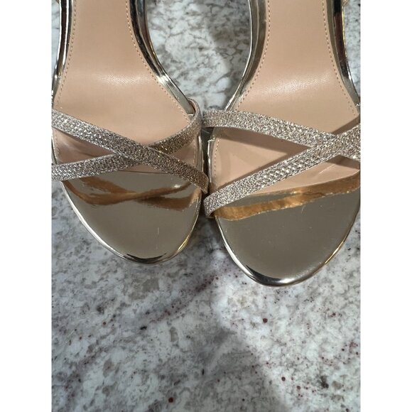 Jewel Badgley Mischka Galen Platform Glitter Evening Shoe - Size 8.5‎ - Picture 3 of 8